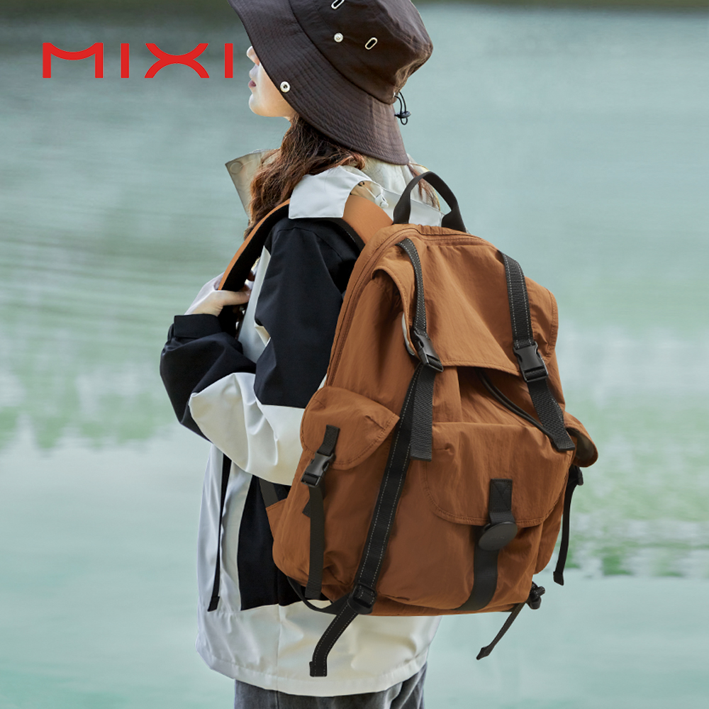 Canvas Backpack Casual - Mixi Travel Backpack 18 Inch Carry