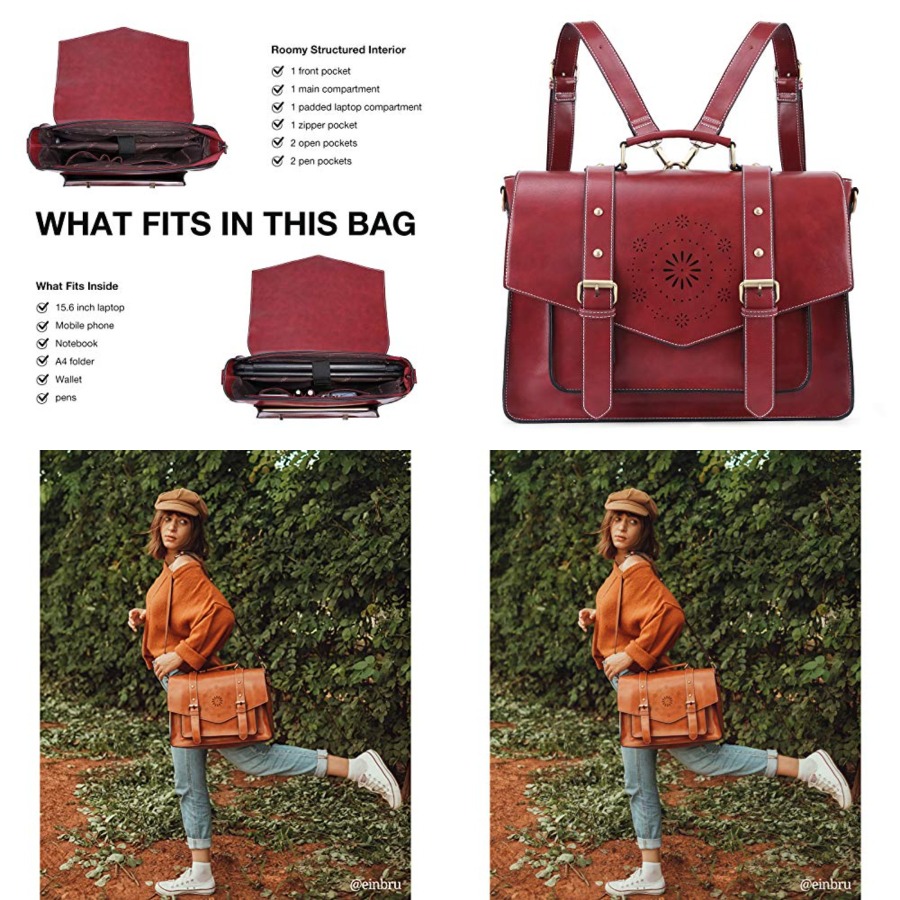 Backpack for Women Briefcase M - Laptop Backpack 15.6 incelemesi ve fiyatı