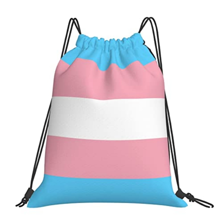 Transgender Pride Flag Unisex  - Drawstring Gym Bag incelemesi ve fiyatı