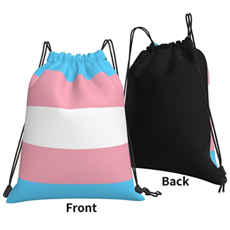 Transgender Pride Flag Unisex  - Drawstring Gym Bag incelemesi ve fiyatı