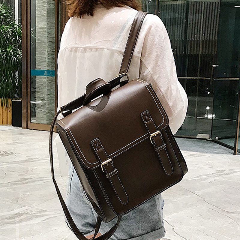 Vintage Backpack Female Pu Lea - Leather Backpack Vintage incelemesi ve fiyatı