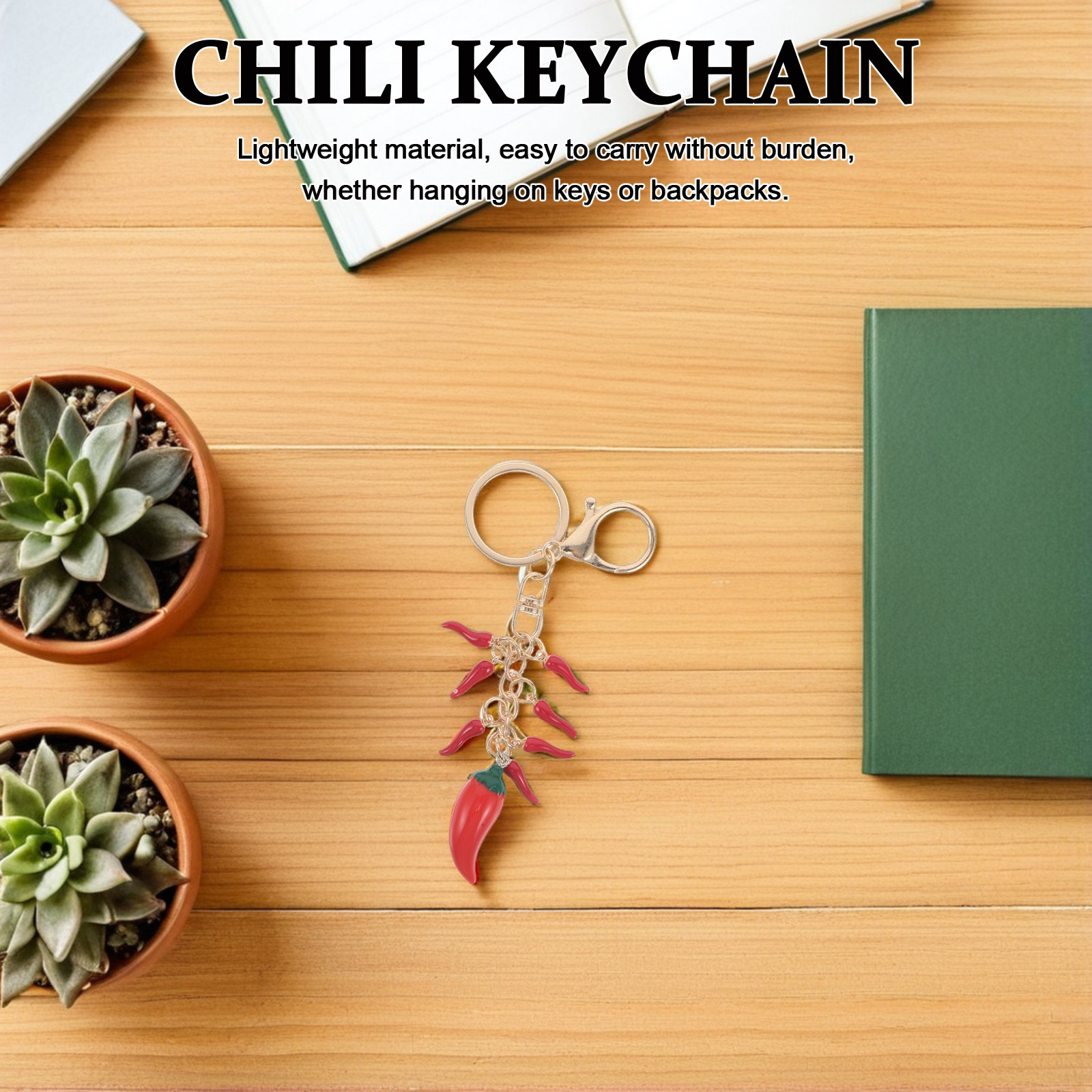 2Pcs Kawaii Chili Pepper Keych - Mini Backpack Purse incelemesi ve fiyatı