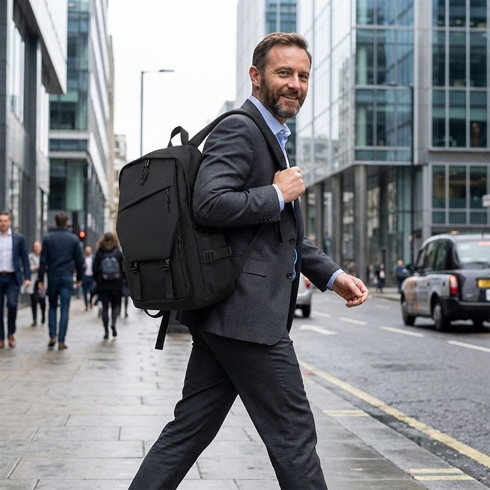Fashion Business Men's Backpac - Canvas Backpack Casual incelemesi ve fiyatı
