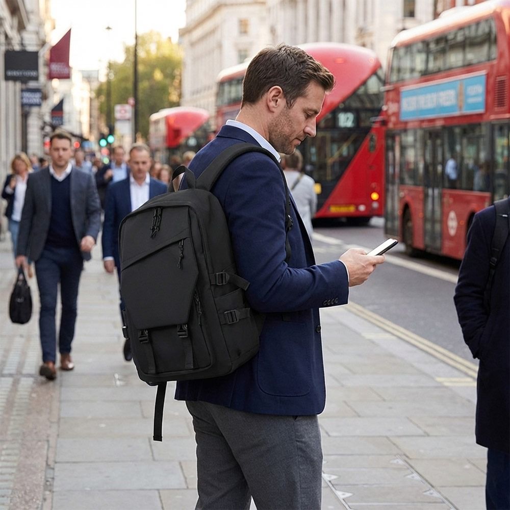 Fashion Business Men's Backpac - Canvas Backpack Casual incelemesi ve fiyatı
