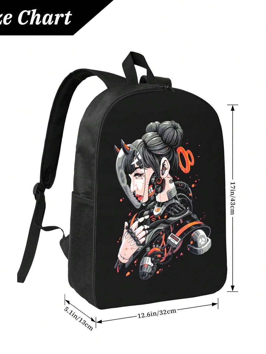 Cyberpunk Cyborg Girl Waterpro - Travel Backpack Anti Theft incelemesi ve fiyatı