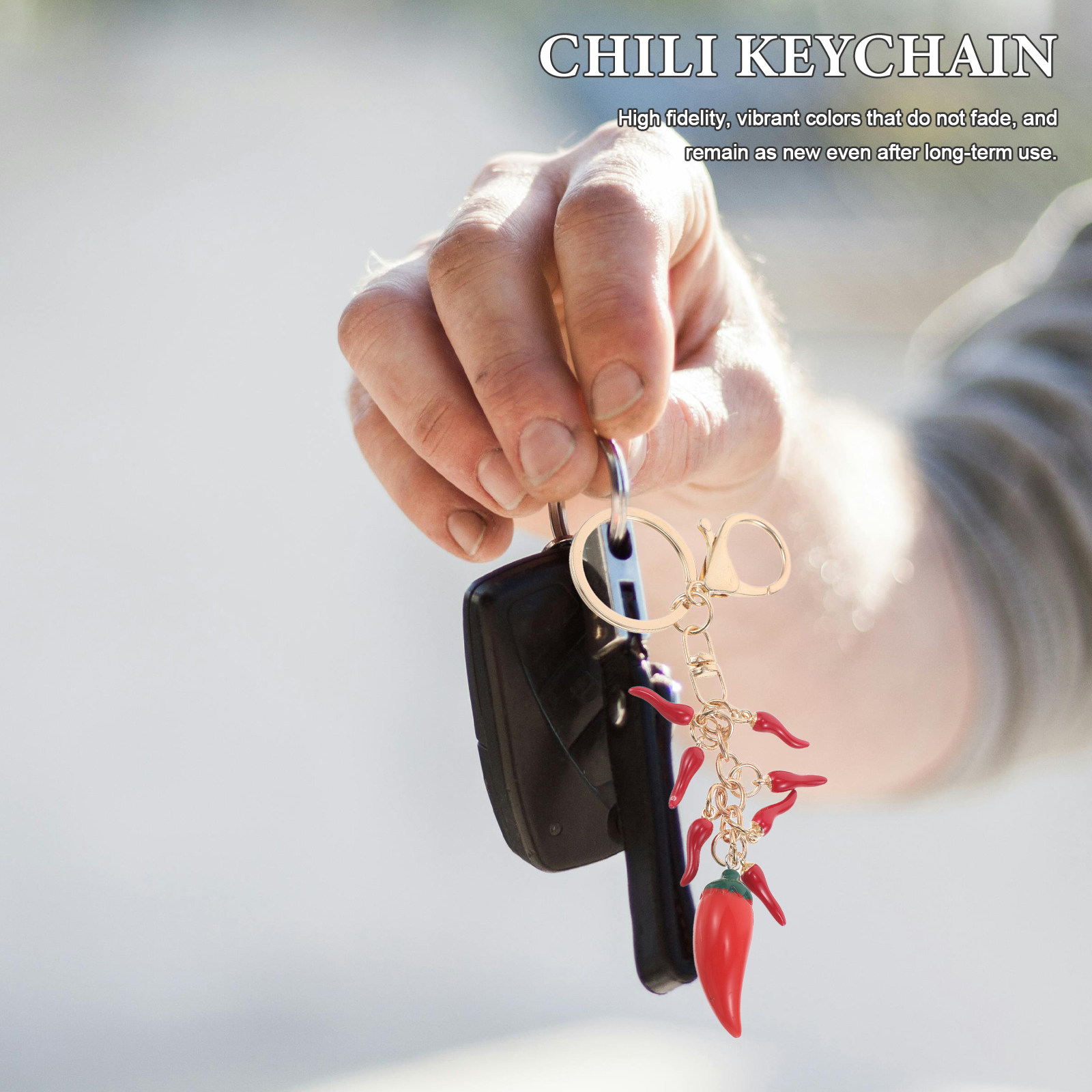 2Pcs Red Chili Keychain Cute C - Mini Backpack Purse incelemesi ve fiyatı