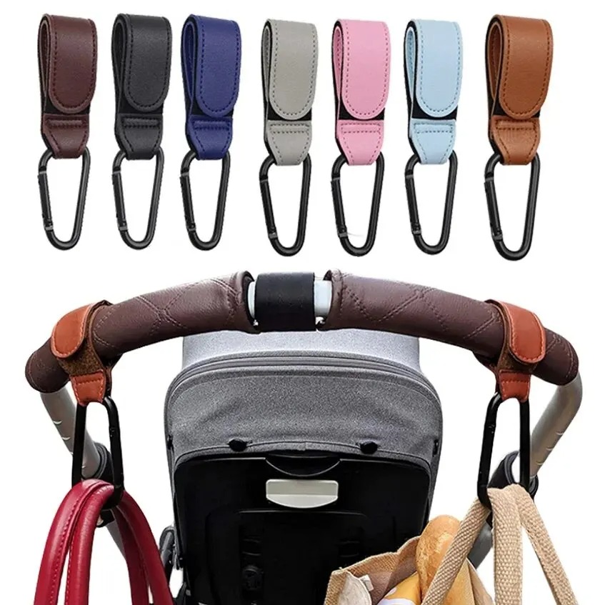 2Pcs Leather Cart Hooks Baby S - Backpack Diaper Bag incelemesi ve fiyatı