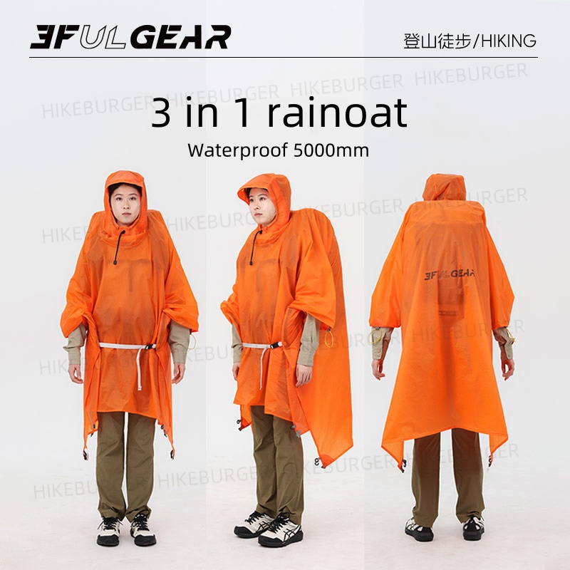 3F UL GEAR 3 in1 Rain Poncho O - Rain Cover Backpack incelemesi ve fiyatı