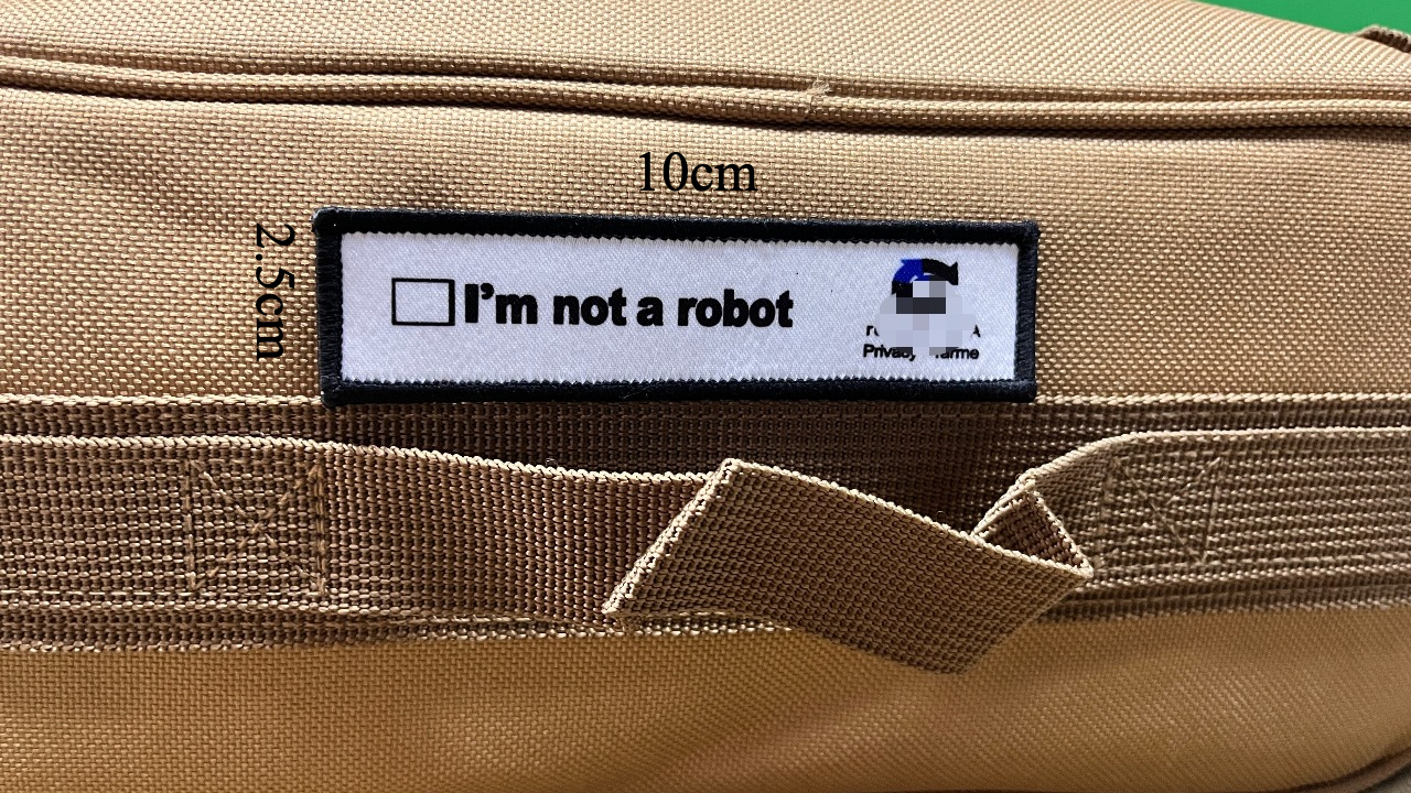 I'm Not A Robot Tactical Patch - Rucksack Military Style incelemesi ve fiyatı