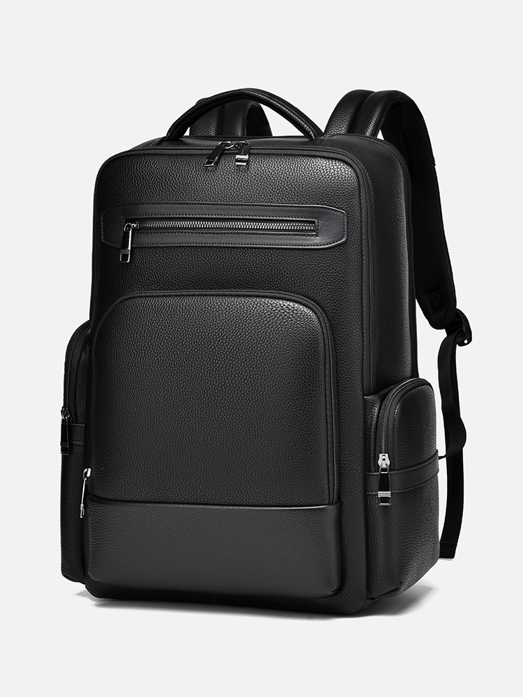 Men's Fashion Backpack PU Leat - Laptop Backpack 15.6 incelemesi ve fiyatı