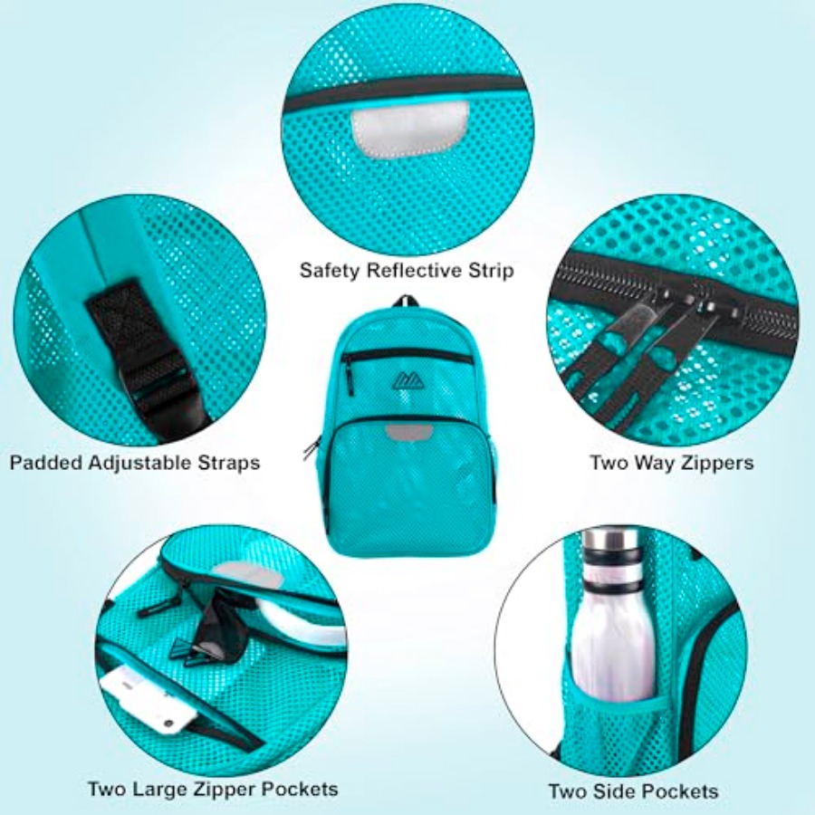 Reflective Mesh School Backpac - School Backpack Teen incelemesi ve fiyatı