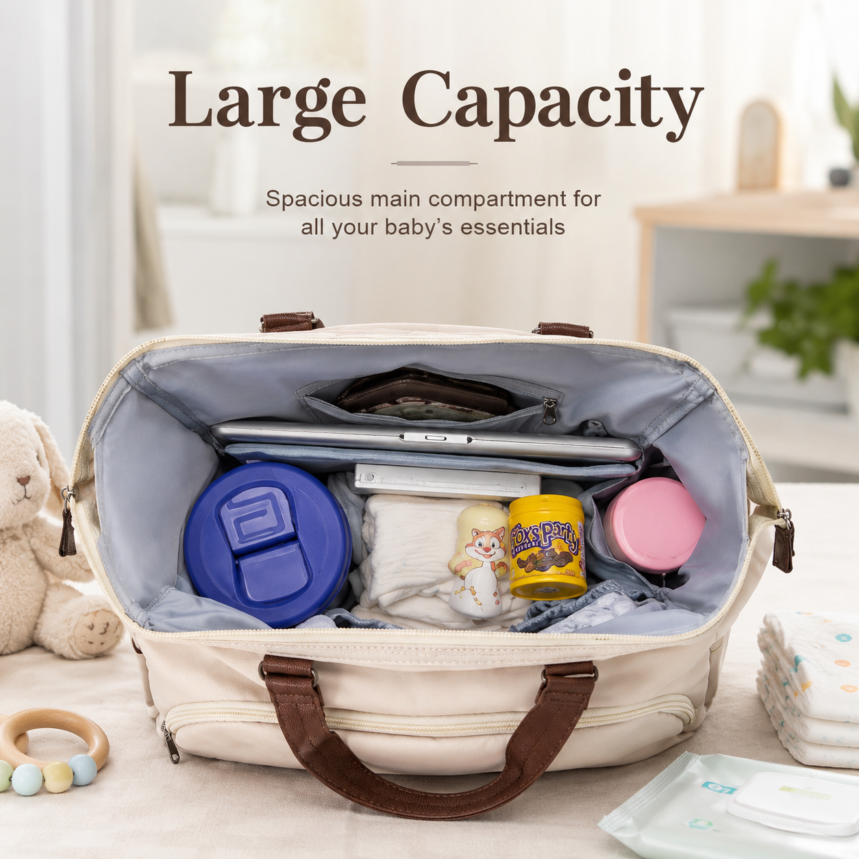 Large Capacity Diaper Bag Momm - Backpack Insert Organizer incelemesi ve fiyatı