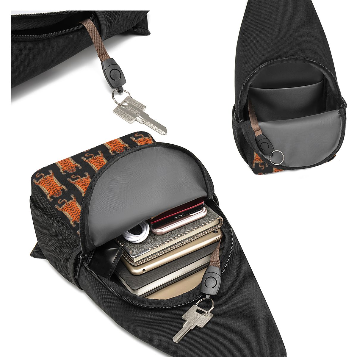 Tibetan Tiger Rug Chest Bag Me - Sling Backpack Shoulder incelemesi ve fiyatı