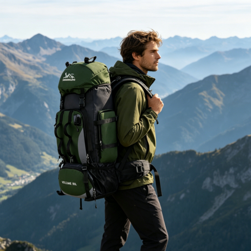 90-liter waterproof hiking bac - Rucksack Military Style incelemesi ve fiyatı