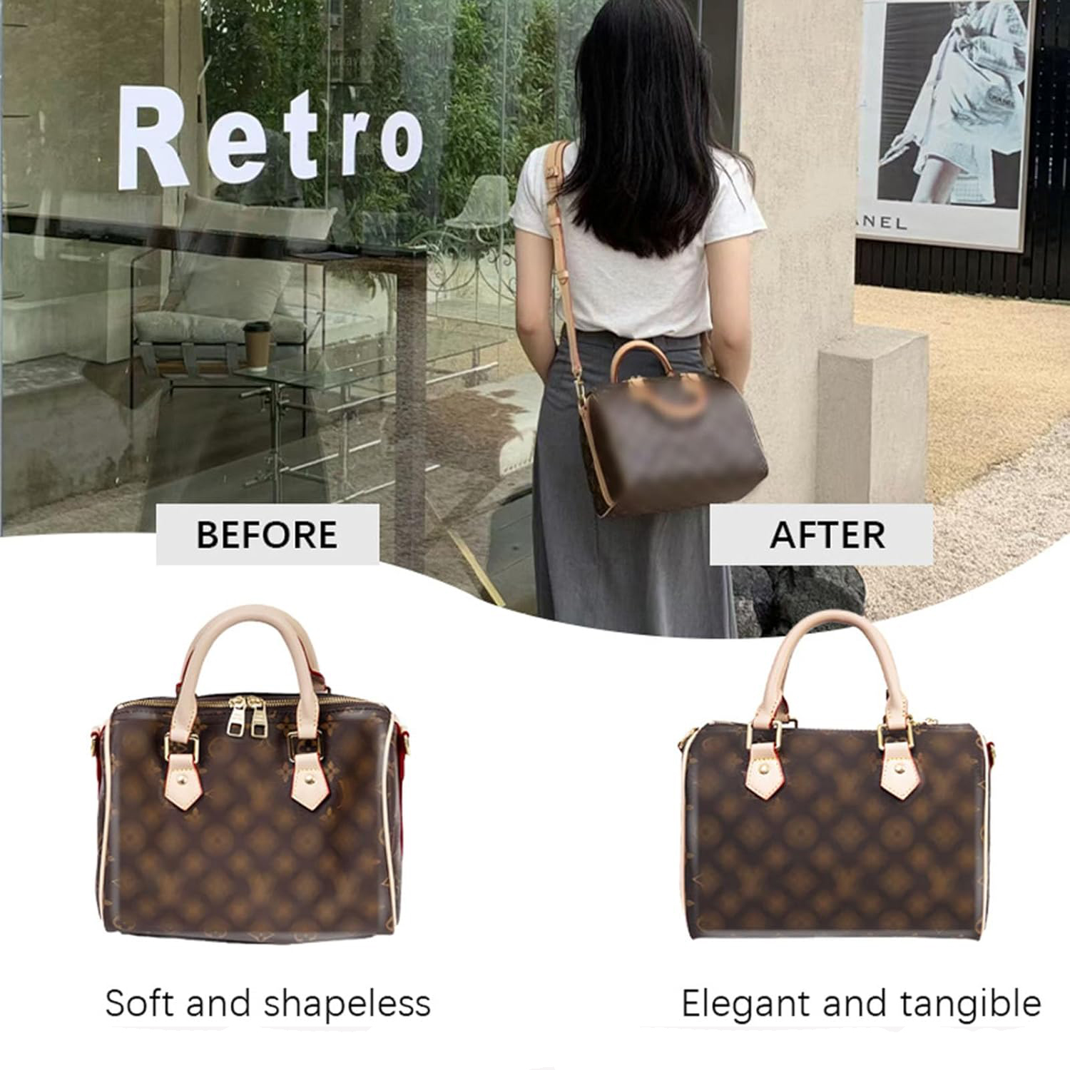 Detachable Felt Purse Insert O - Backpack Insert Organizer incelemesi ve fiyatı
