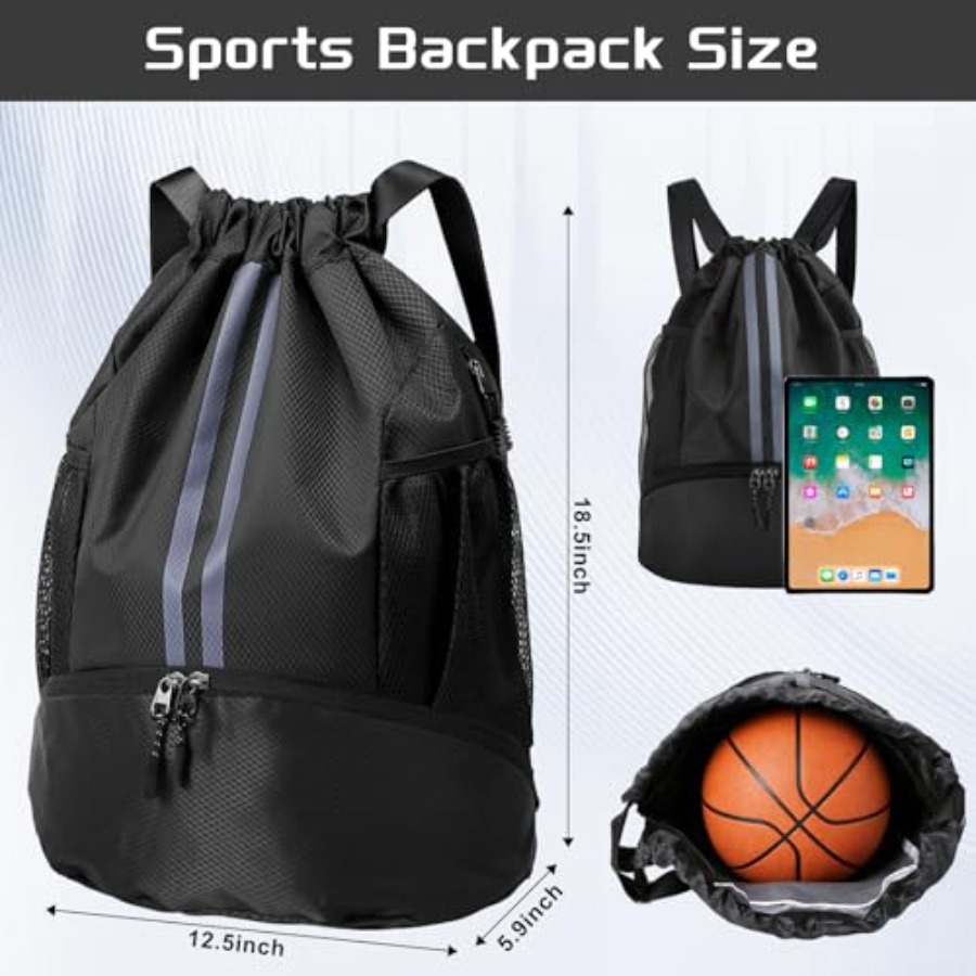 Sports Drawstring Backpack wit - Drawstring Gym Bag incelemesi ve fiyatı