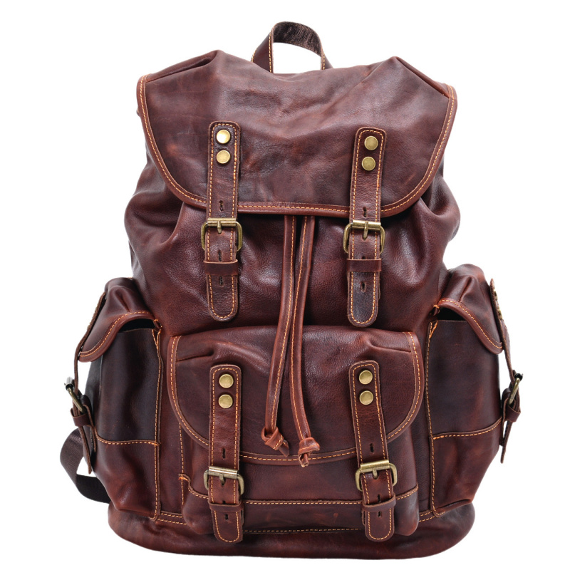 European and American vintage  - Leather Backpack Vintage incelemesi ve fiyatı