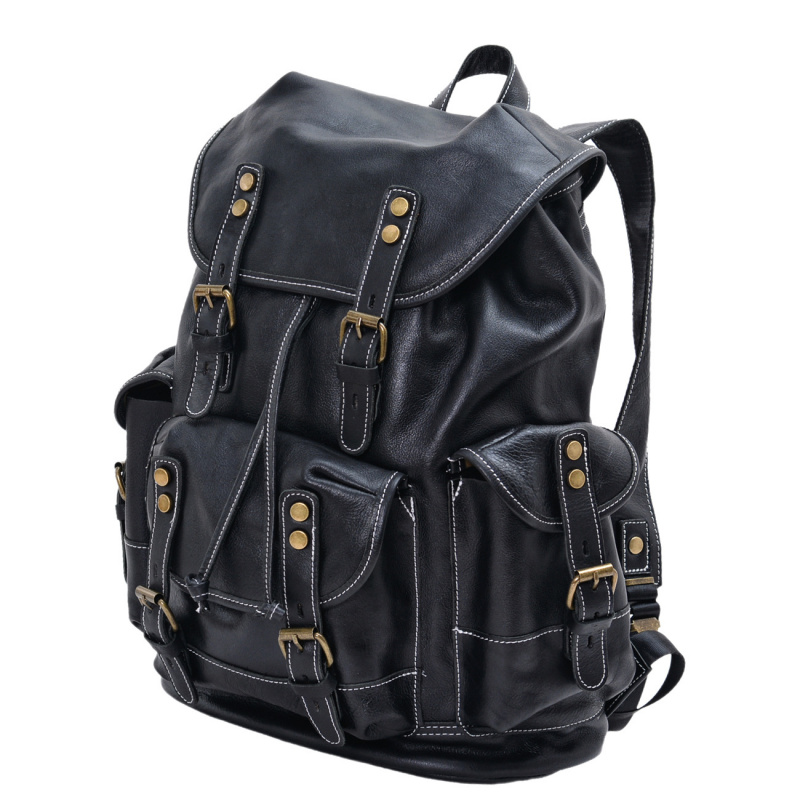 European and American vintage  - Leather Backpack Vintage incelemesi ve fiyatı