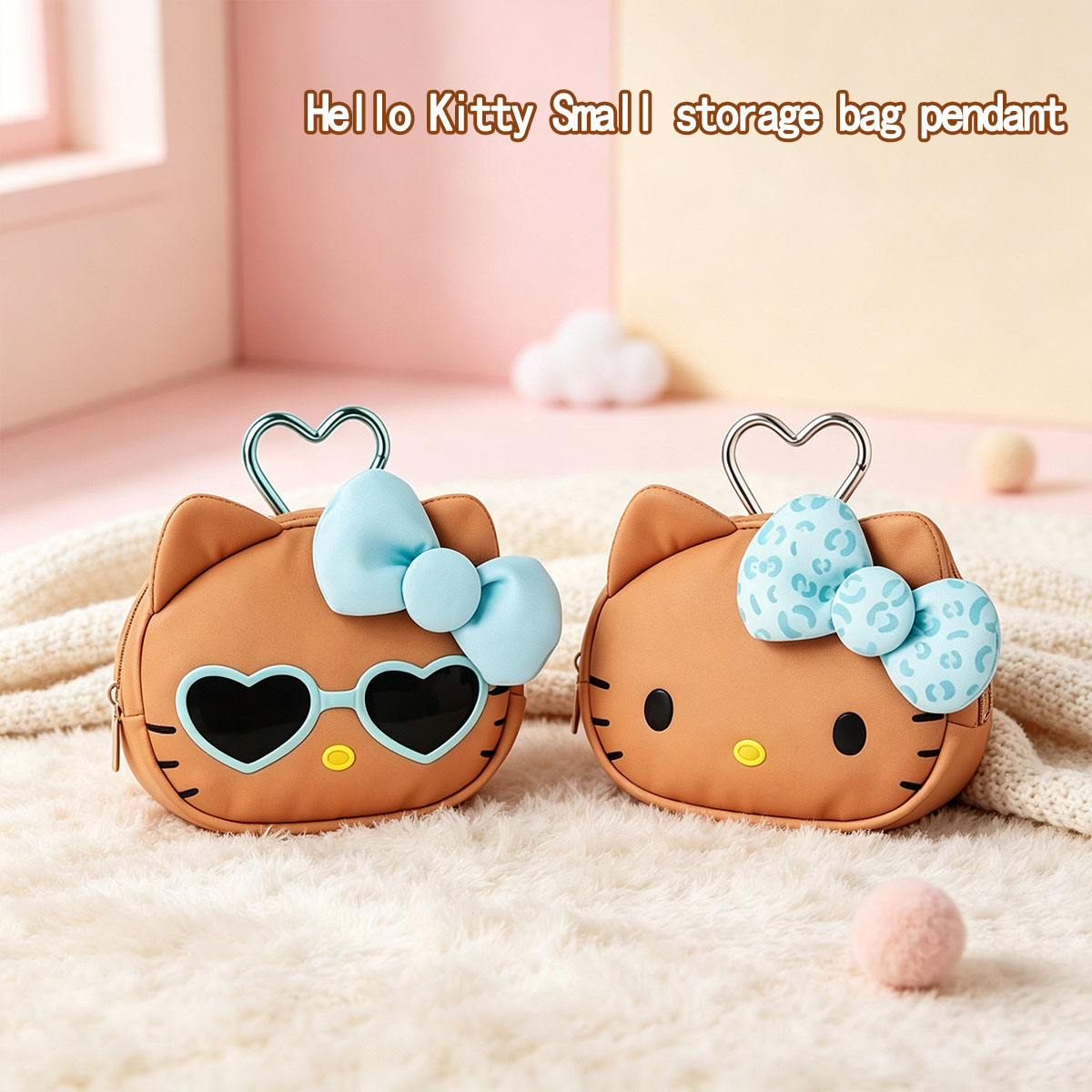Cute Brown Hello Kitty Mini St - Mini Backpack Purse incelemesi ve fiyatı