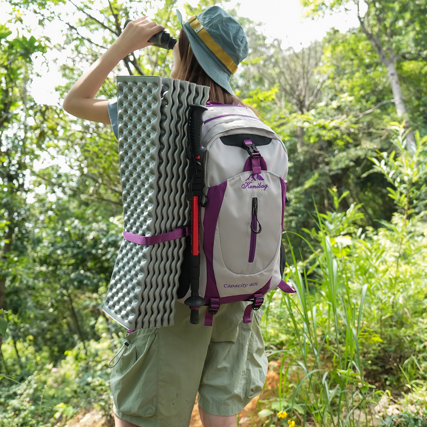 Mountain-inspired color-block  - Hiking Backpack Waterproof incelemesi ve fiyatı