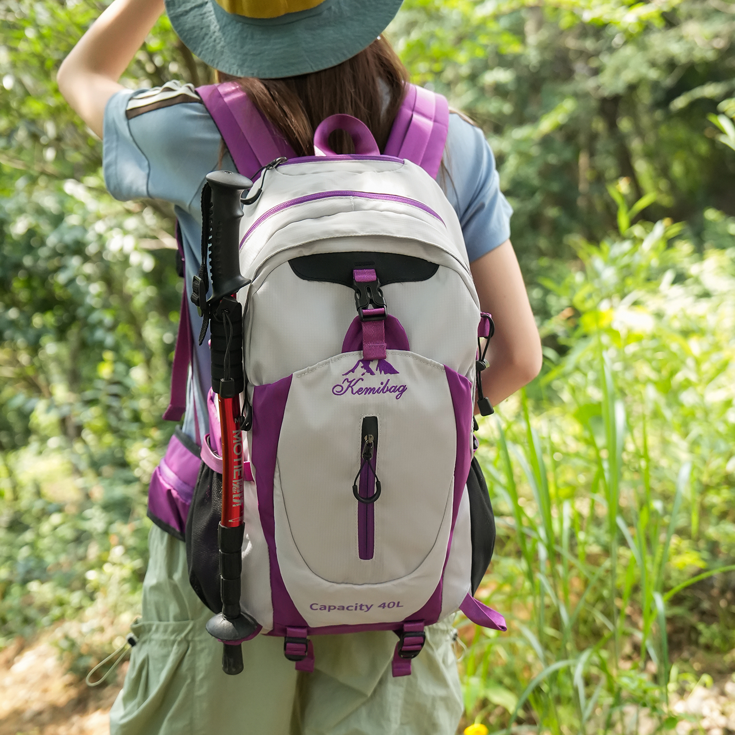 Mountain-inspired color-block  - Hiking Backpack Waterproof incelemesi ve fiyatı